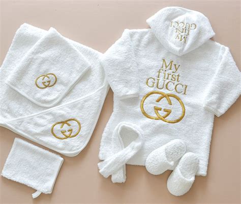 gucci hooded baby towel|Gucci Accessories for Babies .